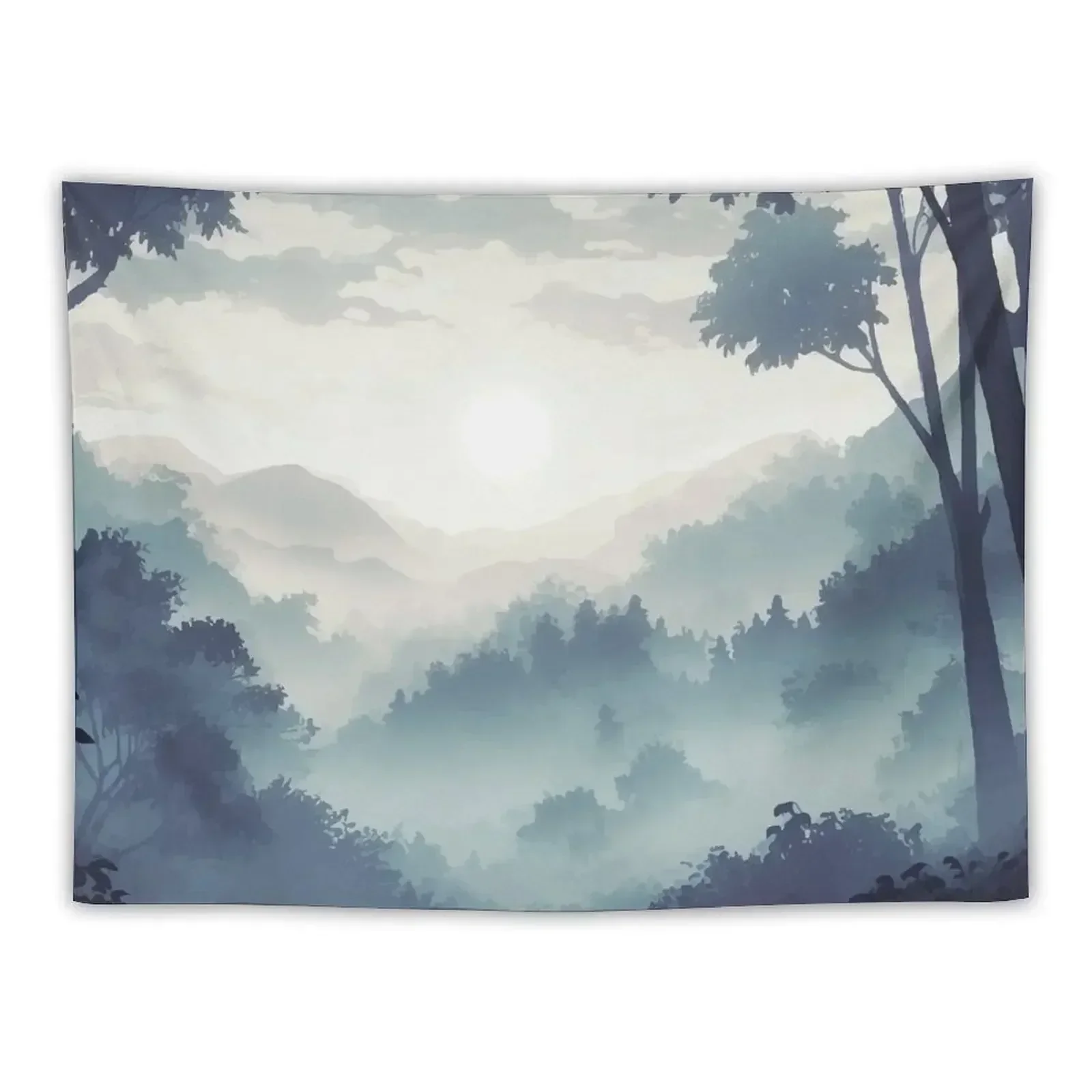 

Foggy Forest Tapestry Decoration For Rooms Wallpapers Home Decor Home Decorators Tapestry
