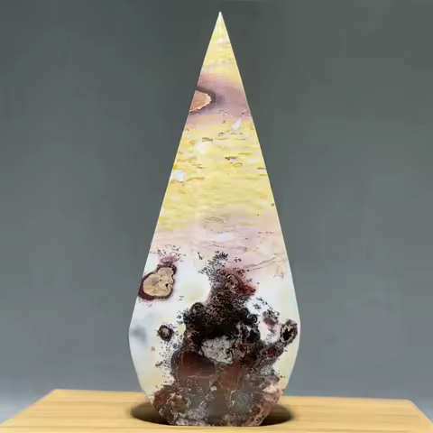 Exquisite Picture Stone Free Form Torch Natural Mineral Stone Home Feng Shui Decoration Gift Reiki Witchcraft Energy Healing Gem