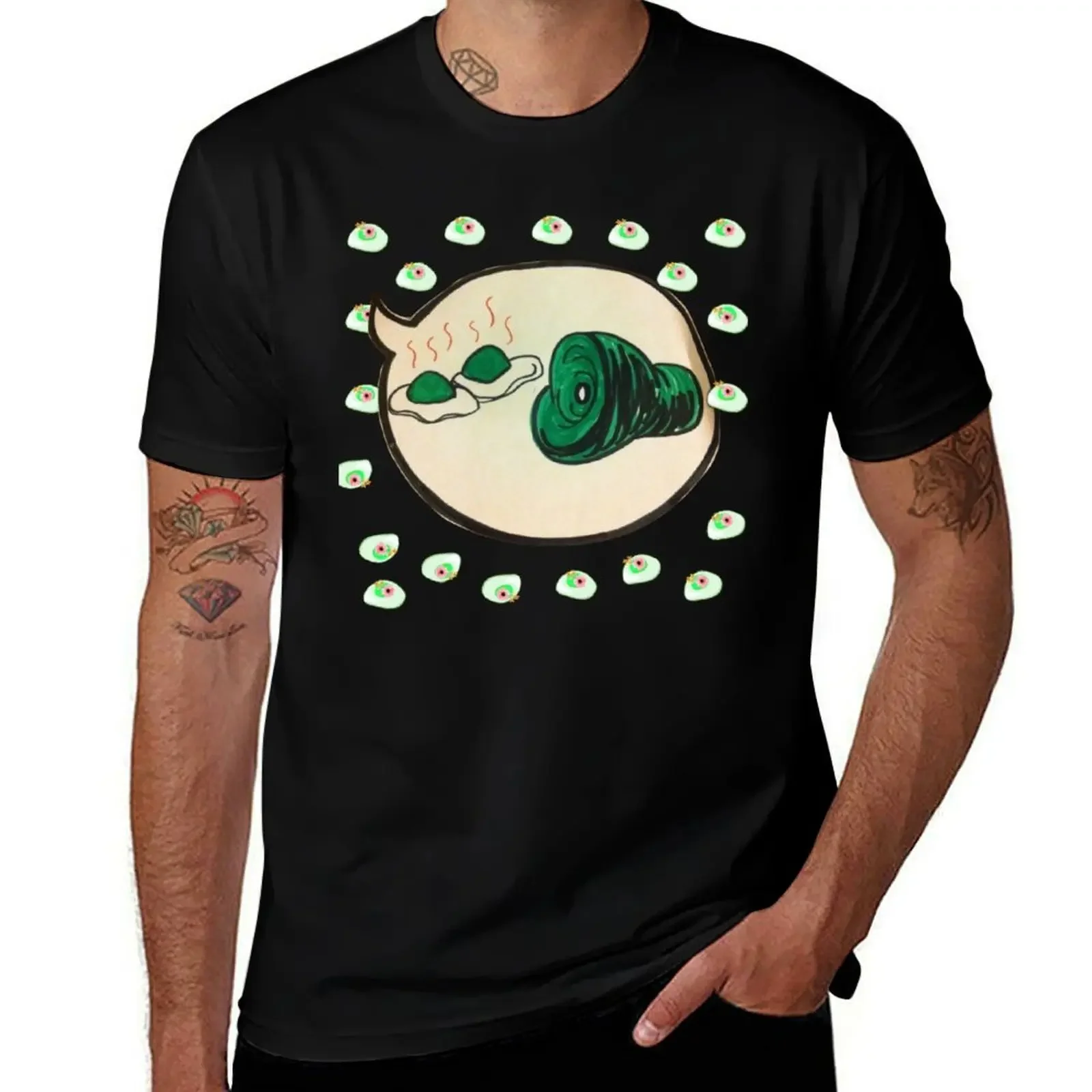 

Ham and green eggs T-Shirt shirts graphic tees anime t shirts cute clothes custom t-shirts plain t shirts men
