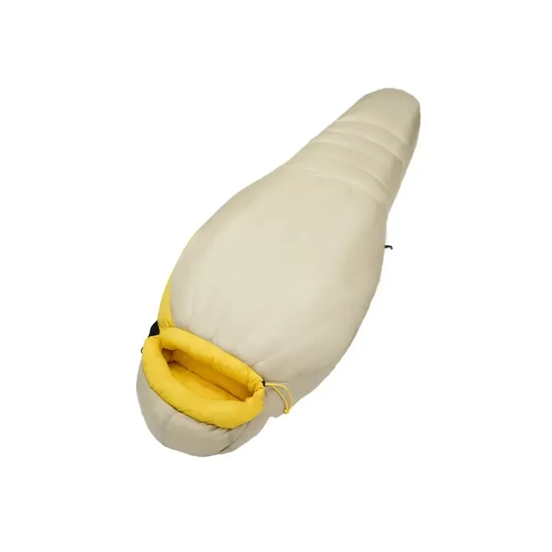 Custom Windproof Goose Down Sleeping Bag for Adults Outdoor Camping Hiking Lightweight Warm Comfort Sleeping Bag