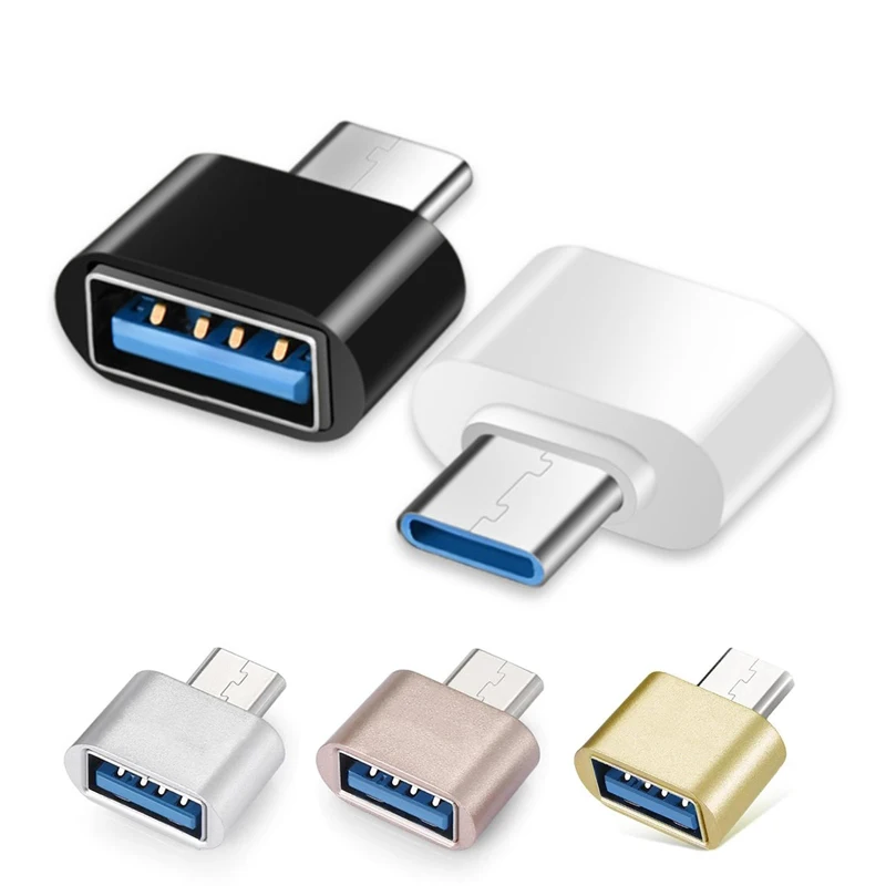 العالمي نوع-C إلى USB 2.0 OTG نوع USB C ذكر إلى USB 2.0 شاحن أنثي موصل للهواتف الذكية ماوس لوحة المفاتيح USB القرص فلاش #1