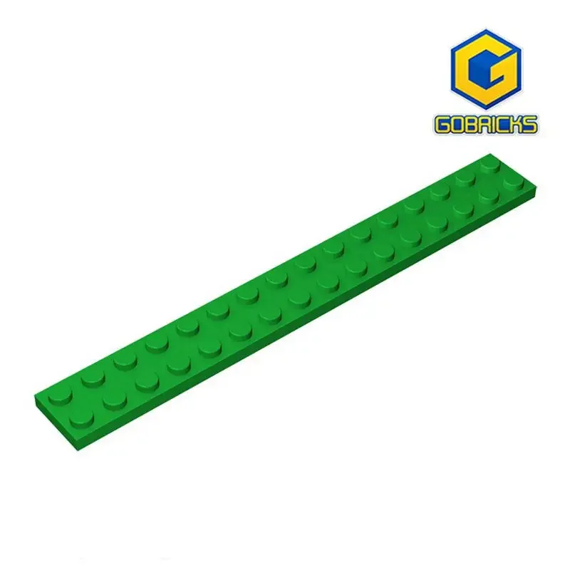 GDS-517 Plate 2 x 16 compatible with lego 4282  pieces of children's DIY building block Particles Plate DIY