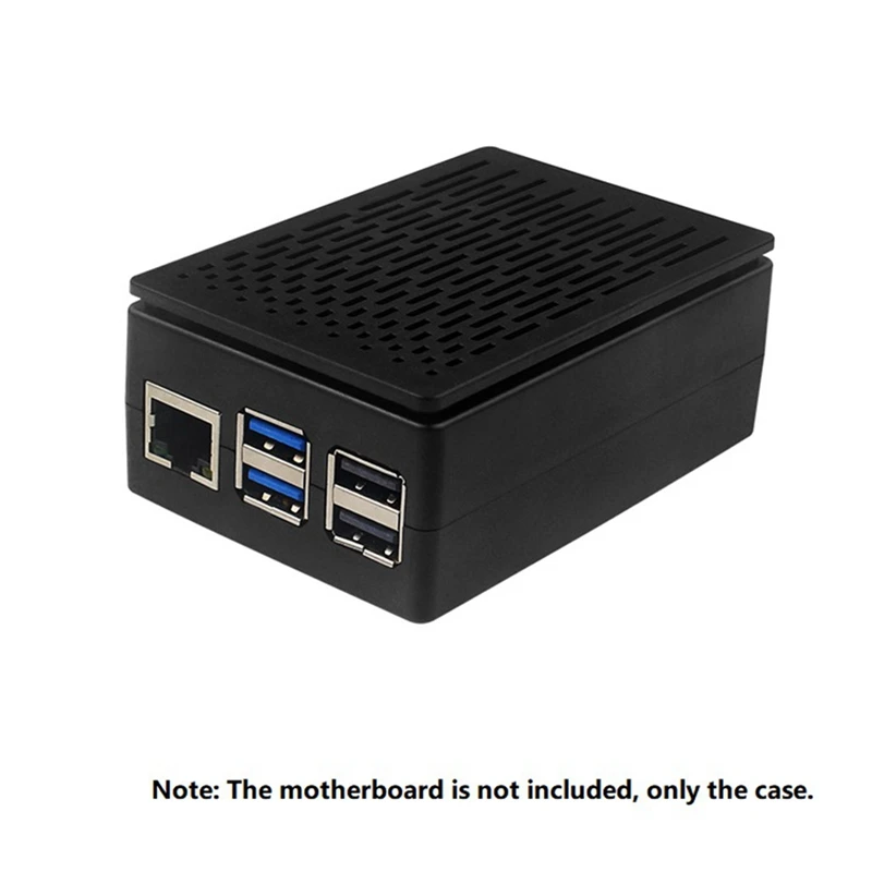 Funda para Raspberry Pi 5, para Raspberry Pi 5, carcasa ABS, disipador térmico, enfriador para Raspberry Pi 5