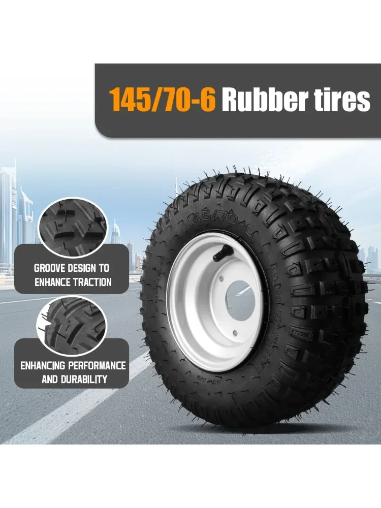 Pneu ATV FDDY de bonne qualité 145/70-6 pour petit bull, roue de 6 pouces, pneu pour 50cc 70cc 110cc