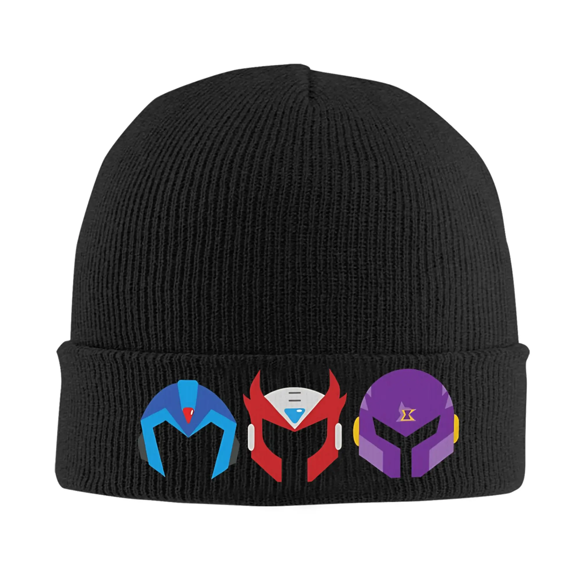 

Game Mega Robot Man Knit Hat Beanie Hats Kpop Elastic Men Women Bonnet Hats Spring Printed Fashion Caps Gift
