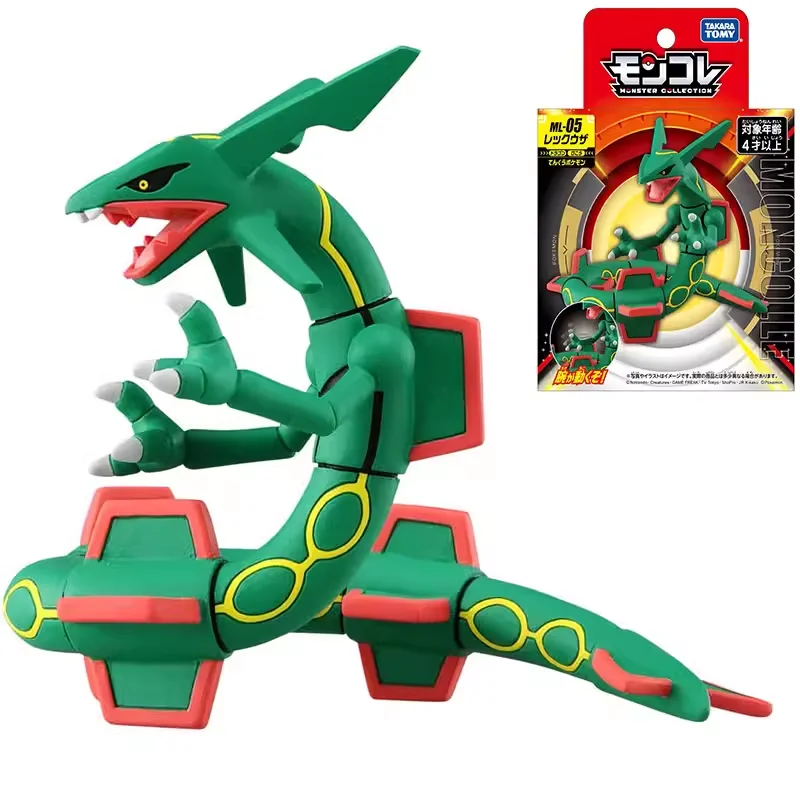 En Stock TOMY Pokémon juguetes dragón de fuego Zhu Zi bestia divina muñeca hecha a mano colección de figuras de acción regalo caja Original