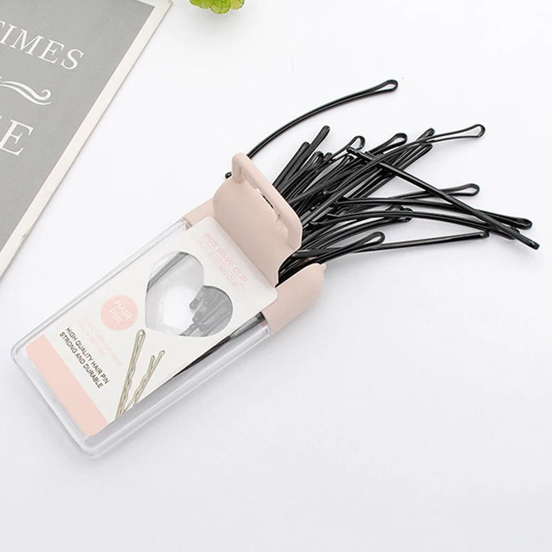 26Pcs Black Hair Clips Fashion Hairpins Metal Barrettes Invisible Hairgrip Hair Clips Accessorie for Women