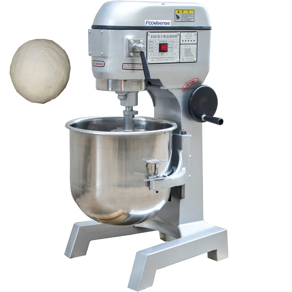 20 Mesin Pengaduk Planetary 20 Liter untuk Toko Roti, Dapur Komersial, Mesin Pengaduk Planetary 20 Liter untuk Roti, Kue, Telur, Krim