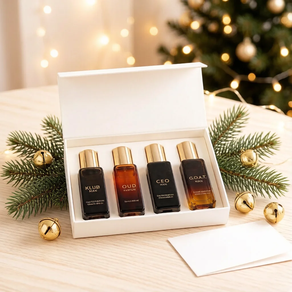 

Bella Vita Men's Perfume Gift Set 4x20ml, Long Lasting Intense Eau de Parfum for All Occasions