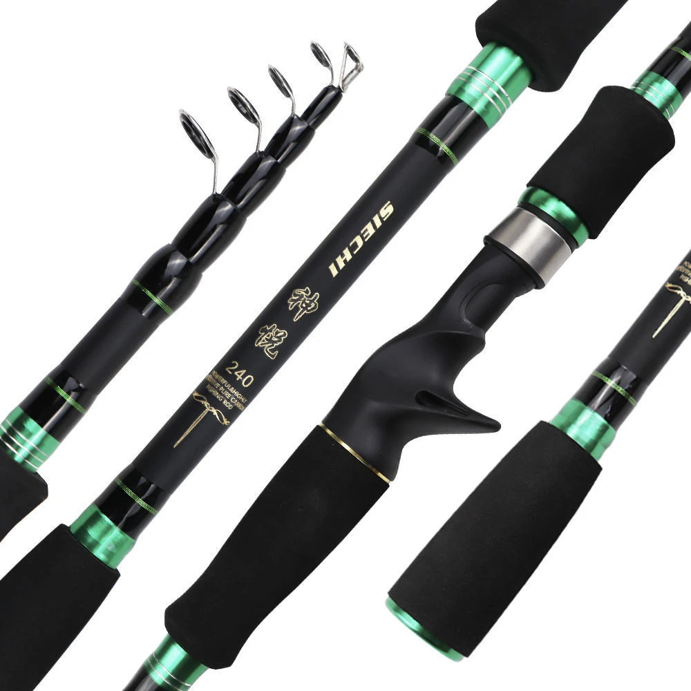 ML Short Section Shrinking Road Ya Rod Light Hard Carbon Fishing Rod 1.8-2.7m Short Section Convenient for Carrying and Storage