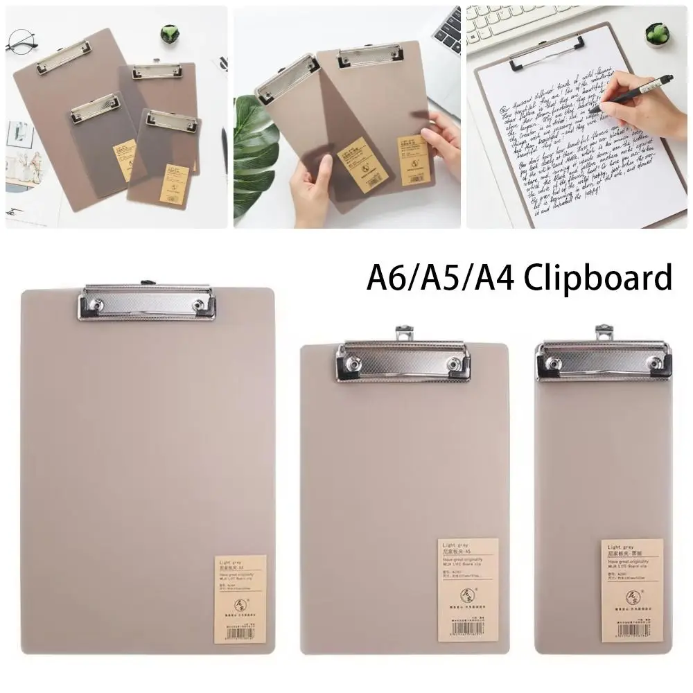 2Pcs Document Folder A6/A5/A4 Clipboard Ticket Bill Holder Hanging Cardboard File Folder Board Writing Pad Notepad Board