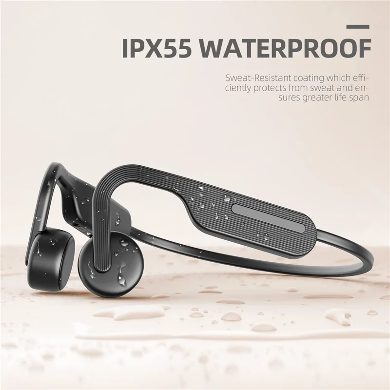 Bone Conduction Headphones Wireless Bluetooth 5.0 Headphones For Running, Cycling, Driving, Hiking-X64A
