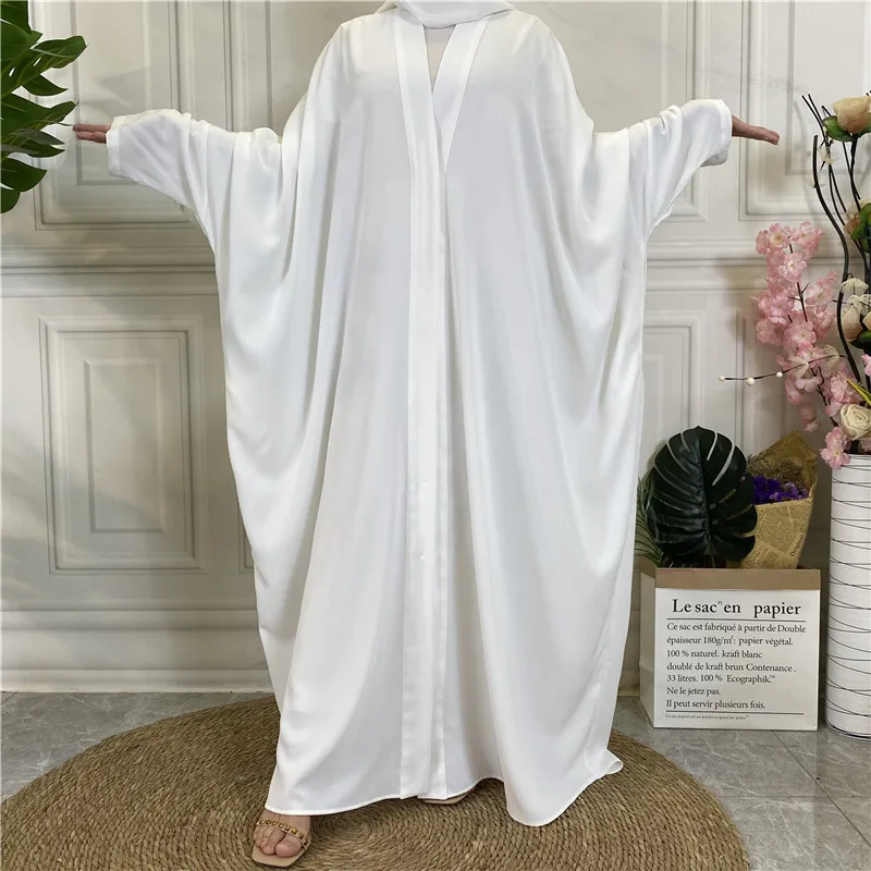 Fashion Chiffon Abaya Kimono Dubai Muslim Cardigan Abayas Women Casual Robe female Islam Clothes With Belt