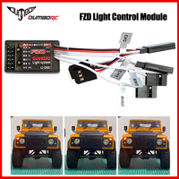 FZD LED Controller Module Light System for DumboRC X4 X5 X6 X6P Transmitter JJRC  1/10 1/8 TRX4 Axial SCX10 D90 RC Car Boat