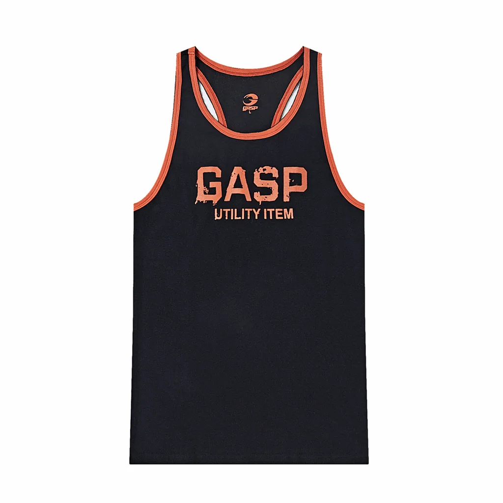 Summer Gaishi Fitness Fitness Training Running Tight Ribbed High Elasticity Show Muscle Strength Lifting Tank Top