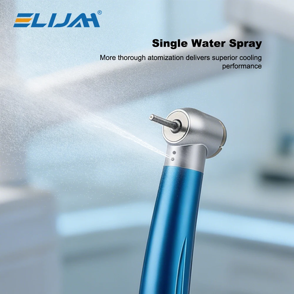 Dental High Speed Handpiece 2/4 Holes Standard Head Single Water Spray Push Button Air Turbine Dentistry Instrument Tools