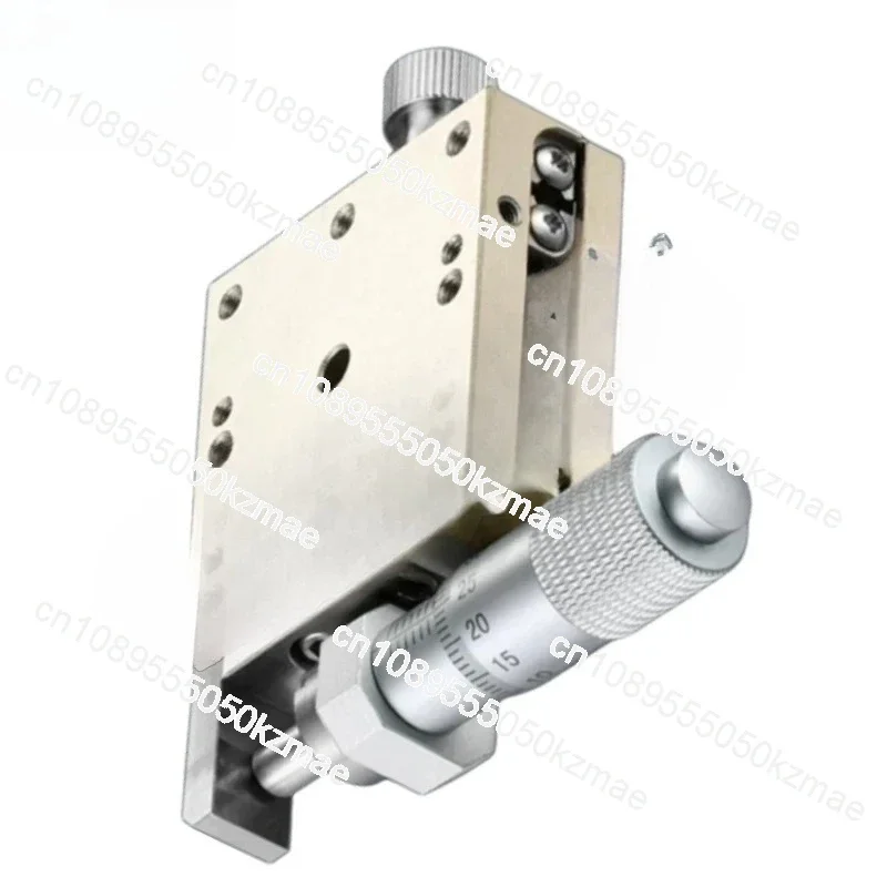 المرحلة الخطية اليدوية من سلسلة LBX |   طاولة منزلق من الفولاذ المقاوم للصدأ دقيقة بمحور X-Y مقاس 25-60 مم