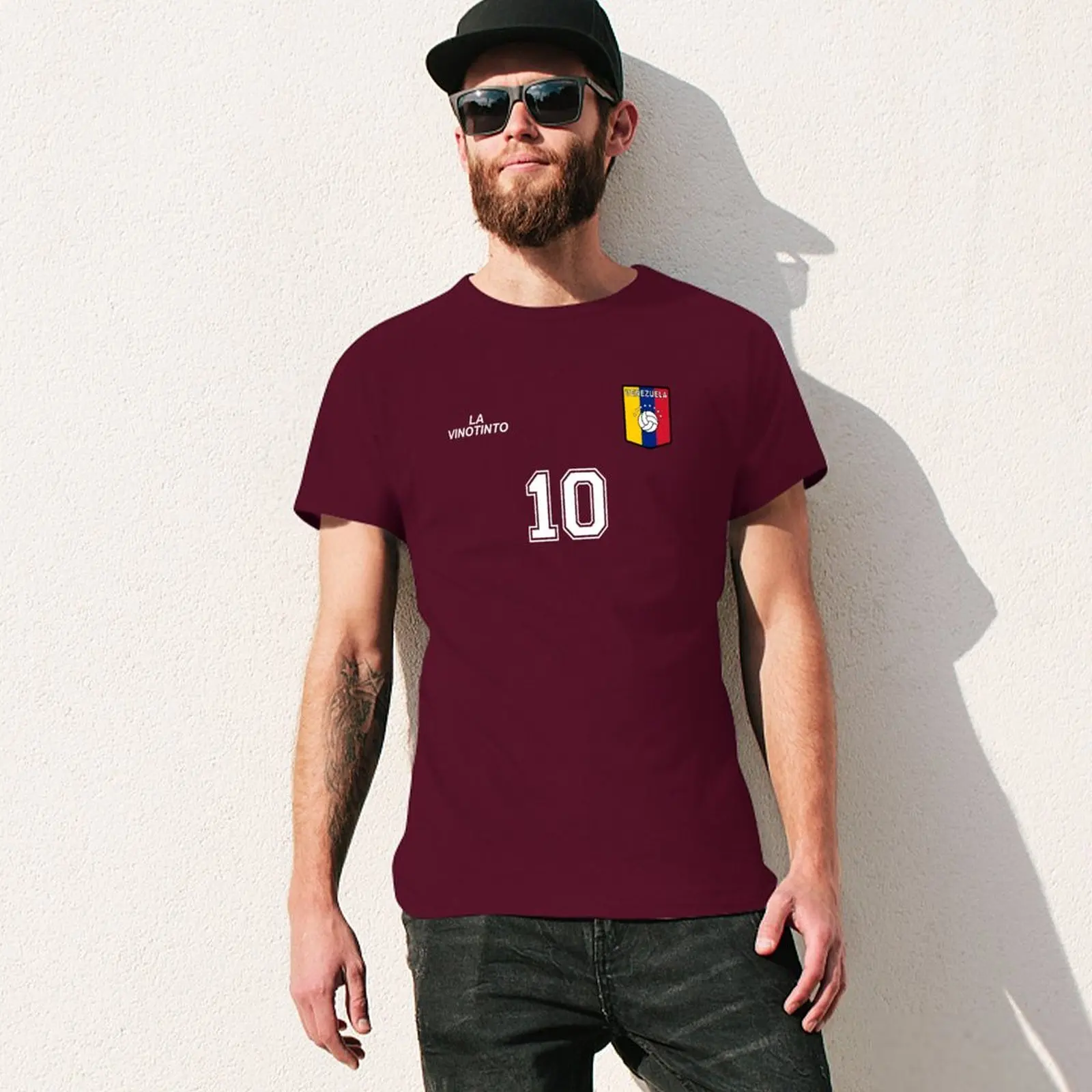 Venezuela Football Team Soccer Retro Jersey La Vinotinto T-Shirt for a boy blacks animal prinfor boys mens t shirts