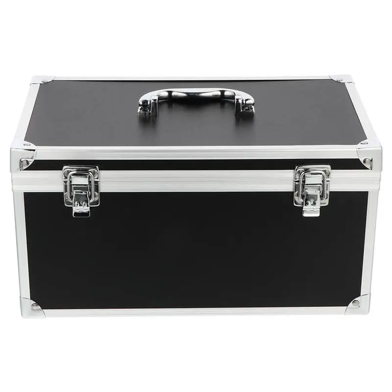 Aluminum Alloy Tool Box Multifunction Hard Storage Case Portable Parts Box Impact Resistant Case With Sponge