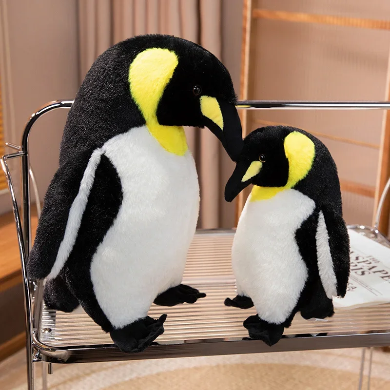 Lebensechte Pinguin Plüsch tier Simulation niedlichen Pinguin Familie Kuscheltiere Reallife Antarktis Meeres tier ausgestopfte Puppen