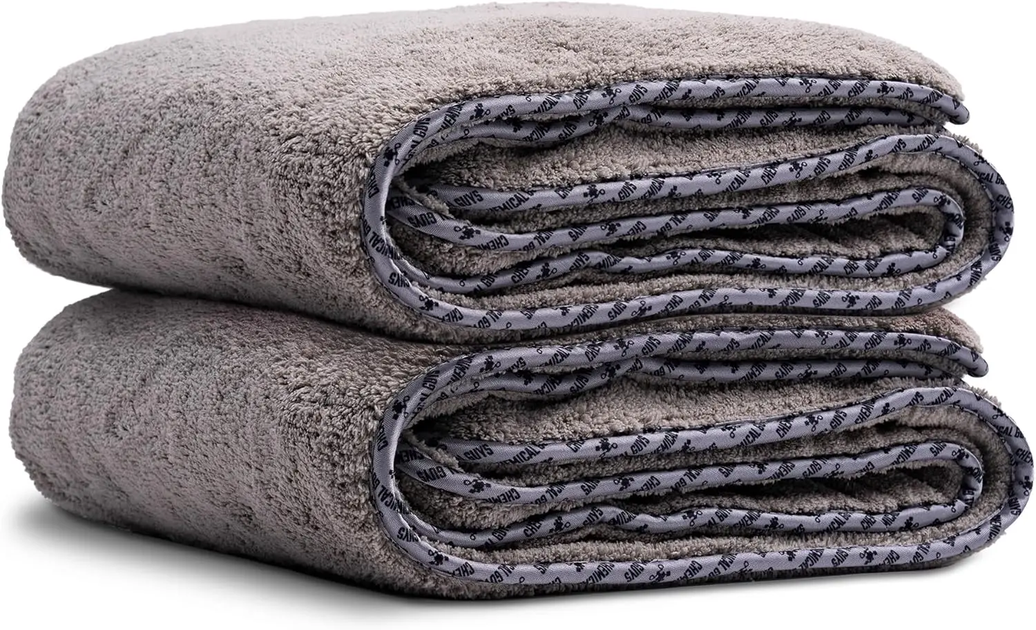 

Large Microfiber Drying Towel, 36x25 Inch Gray, Ultra Plush Super Absorbent for Cars, Trucks, SUVs - 2 Pack