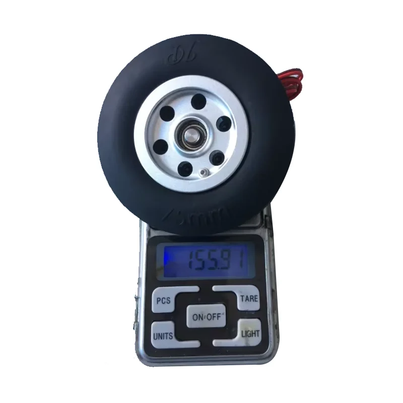 Frein électrique JP avec 2 roues et contrôleur, roue de frein 70mm/75mm pour train d'atterrissage de modèle d'avion à voilure fixe RC