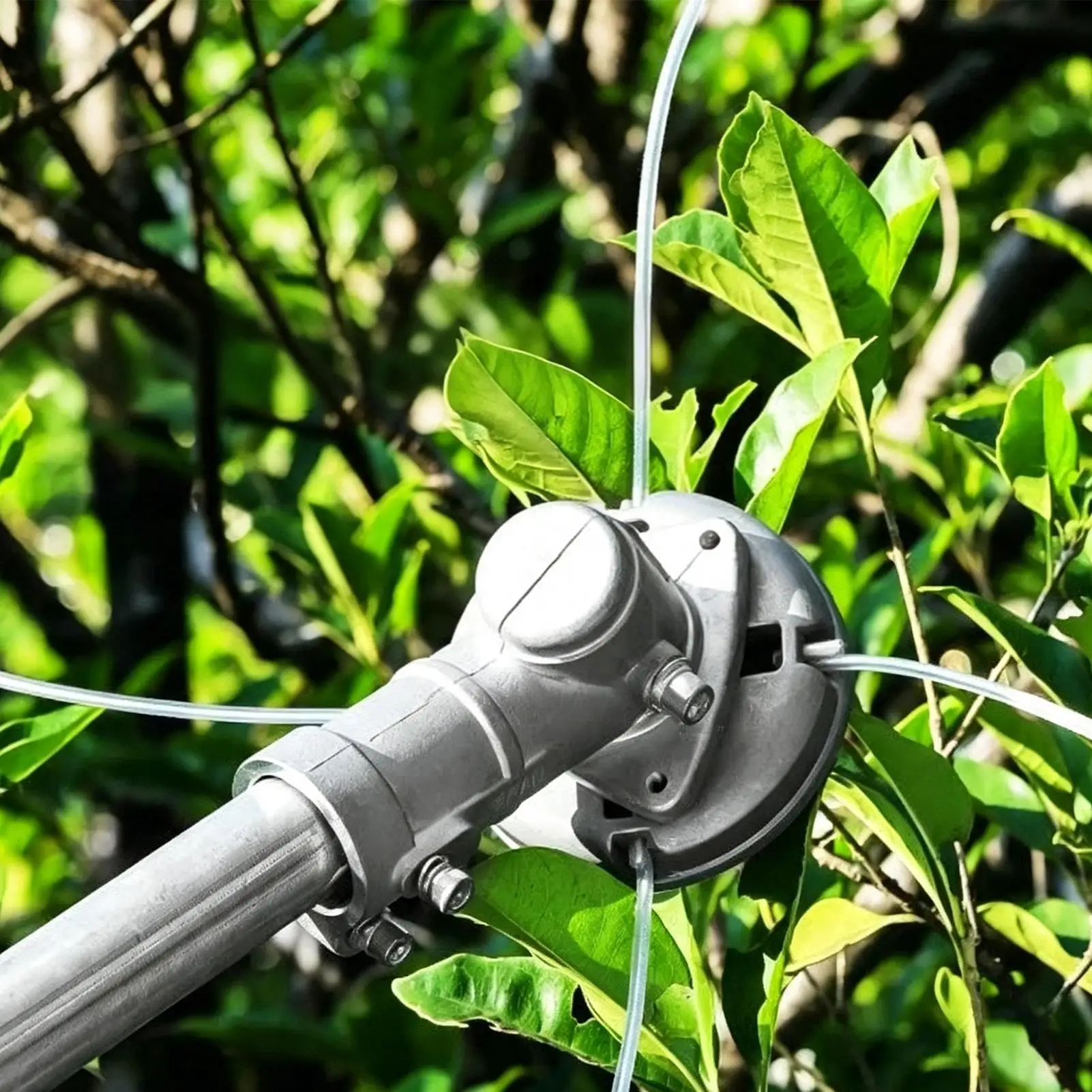 Speed Feed Trimmer Head Universal Heavy Duty Aluminum Attachments String Trimmer Replacement Head For Lawn Yard Outdoor Grass
