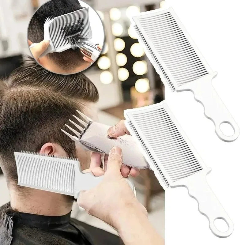 Professioneller Haarschneidekamm für Herren, gebogener Positionierungskamm, Flachkamm, Haarschneidemaschine, Salon- und Haushaltsstyling-Werkzeug – Detail 10