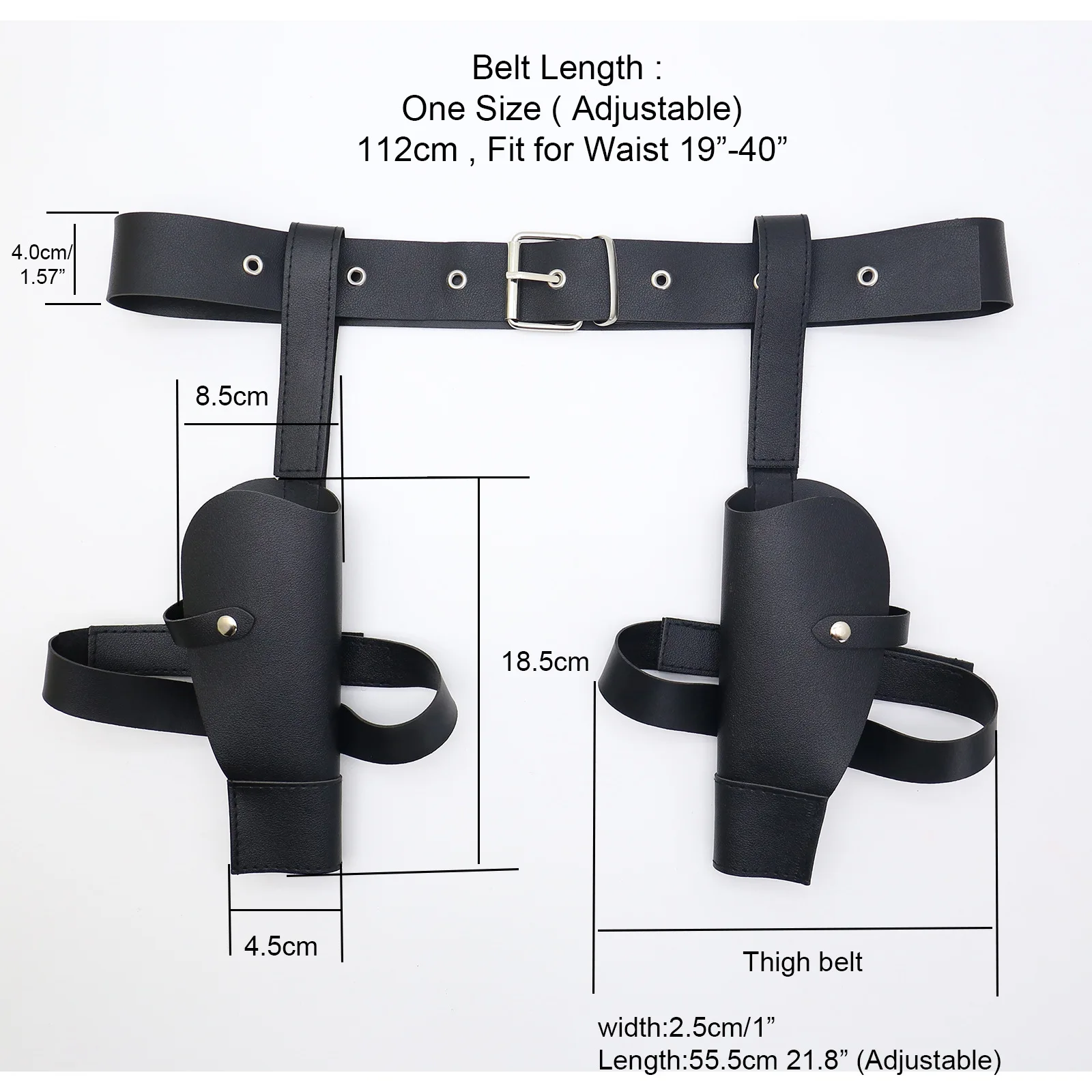 Holster Western Cowboy Belt Cosplay Role-playing Props Accessories Cool Creative Cosplay Supplies Novel Tools Gaming
