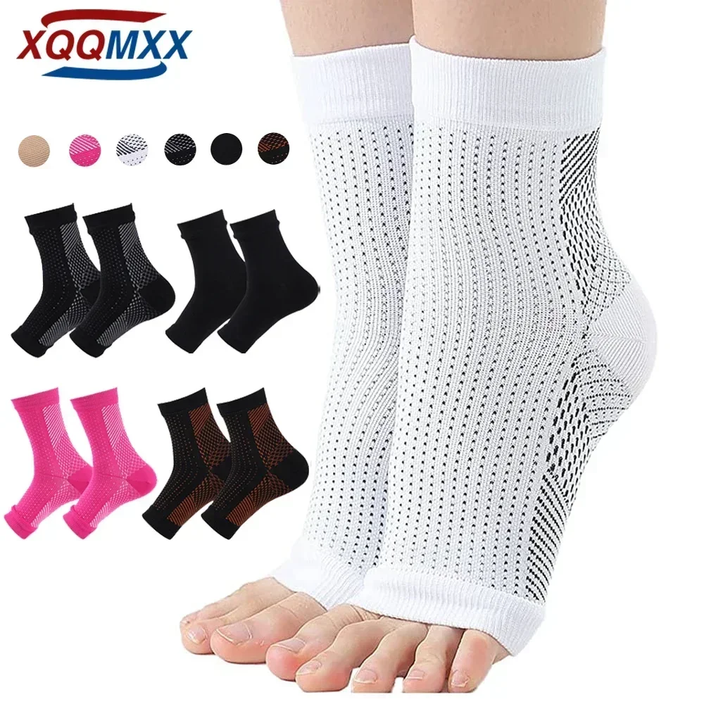 1Pair Neuropathy Socks for Women Men, Soothe Compression Socks for Neuropathy Pain,Ankle Brace Plantar Fasciitis Swelling Relief