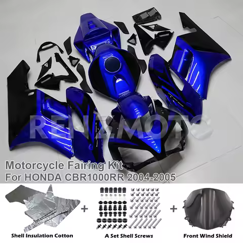 Motorcycle Fairing Kit for Honda CBR1000RR 2004 2005 Body CBR1000RR 04 05 Injection 1000RR Advanced Cover Black Red