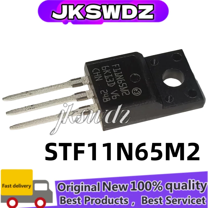

5PCS STF11N65M2 11N65M2 11A 650V TO220F In stock