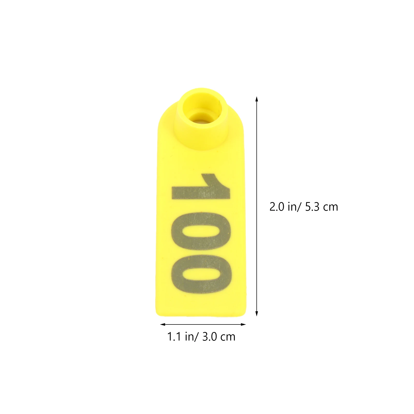 

100Pcs Livestock Id Ear Tags Numbered 001-100 for Cattle Animal Identification Waterproof Anti-Uv Durable Livestock Id Tag