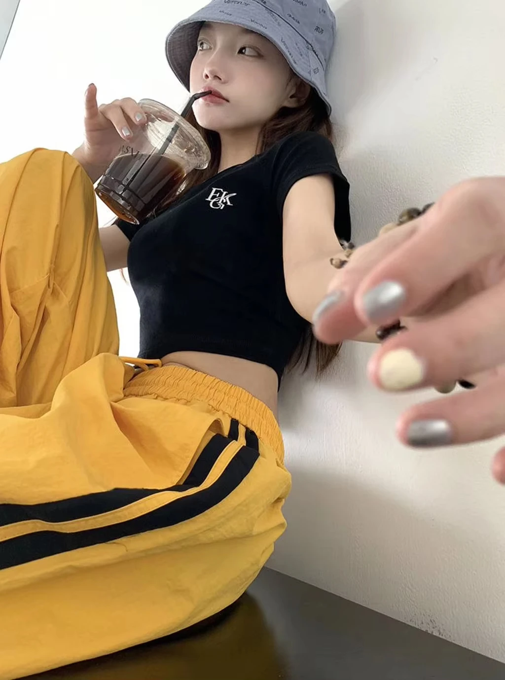 2026 Y2K Streetwear Unisex Summer Quick Dry Wide Leg Trousers Side Striped Drawstring Loose Jogger Sport Casual Long Pants