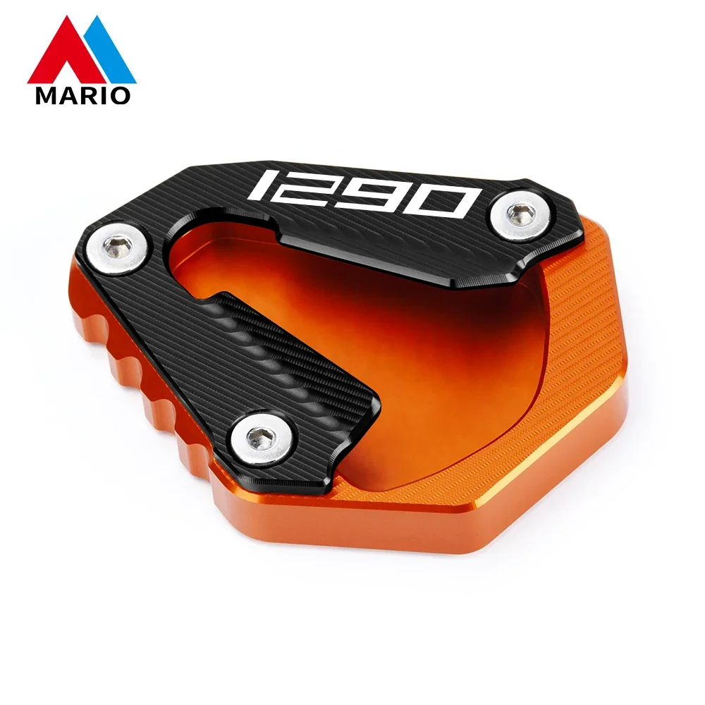 2021 2022 Motorcycle Accessories Kickstand Foot Side Stand Extension Pad Valve Enlarger For KTM 1290 Super Adventure Adv S SAS