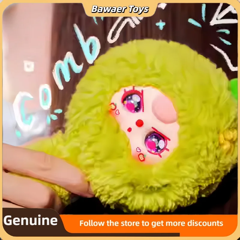 

Baby Three New "Comb Your Hair" Blind Box Collectible Figurine Girls' Comb Doll Backpack Pendant Girls' Bedroom Decoration Gift