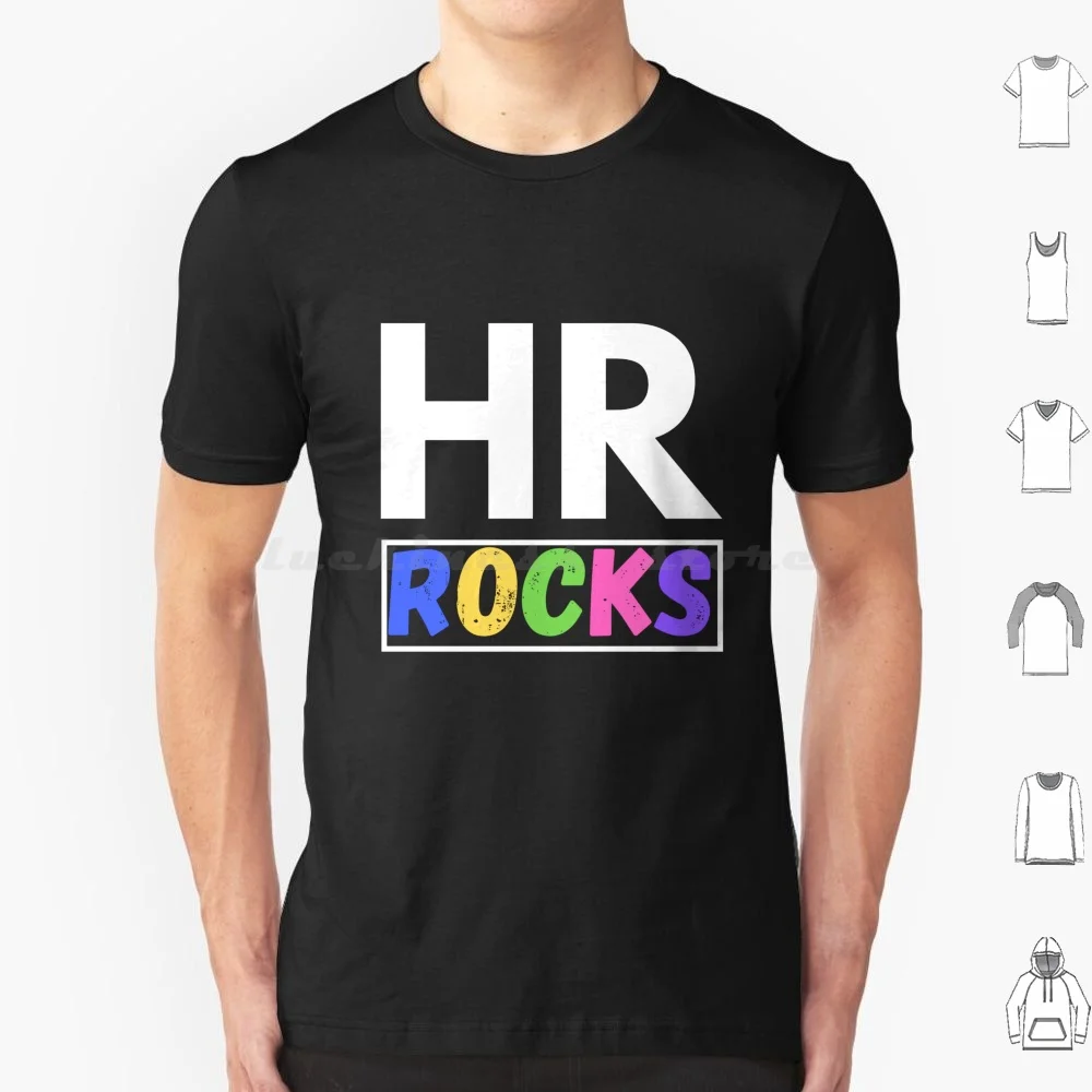 Hr Rocks T Shirt 6xl Cotton Cool Tee Human Resources Hr Rocks Hr Hr Team Professional Recruiter Recruitment Human Resource