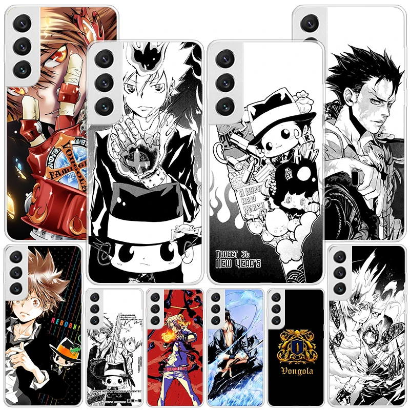 Katekyo Hitman Reborn Phone Case For Samsung Galaxy S24 Ultra S23 S22 S21 Plus S20 FE S10E S10 S9 S8 + Personalized Print Cover