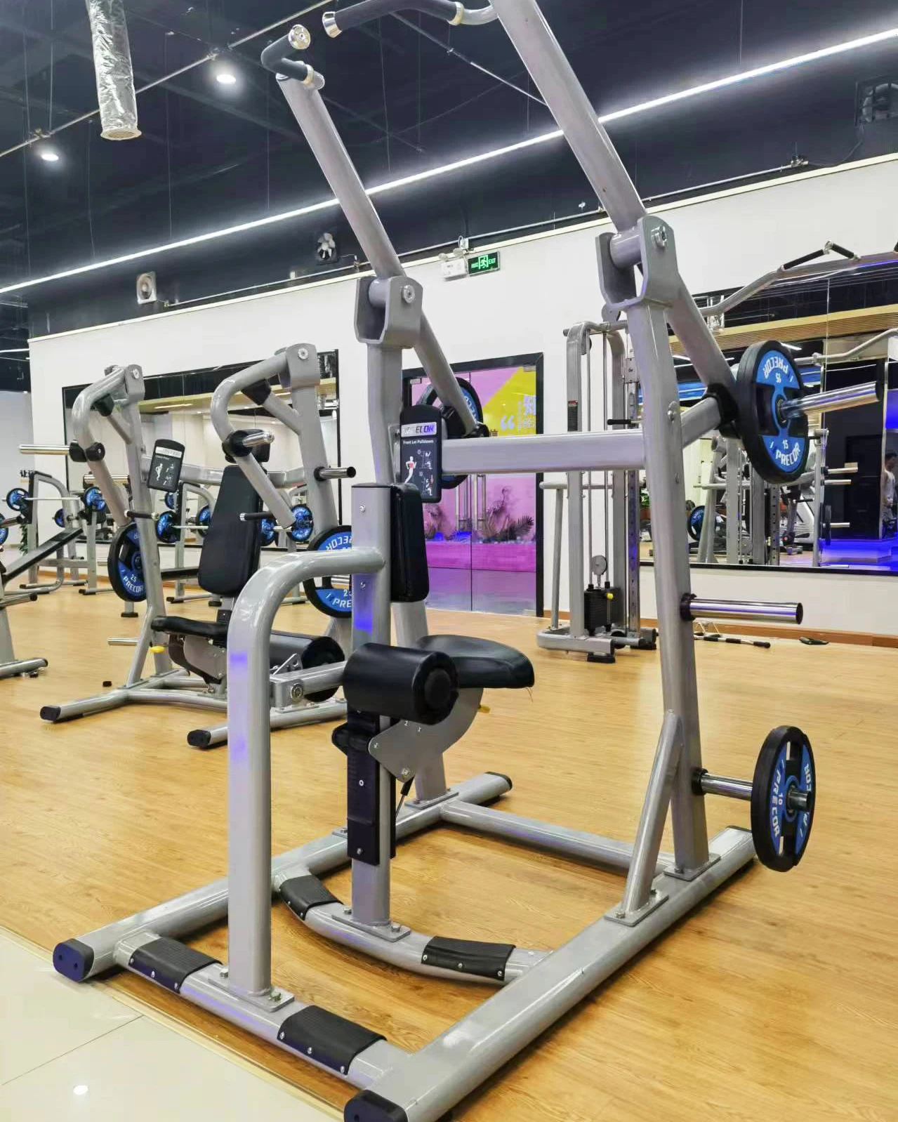 High Quality Plate Loaded Bodybuilding Fitness Gym Equipment ISO-LATERAL FRONT LAT PULLDOWN