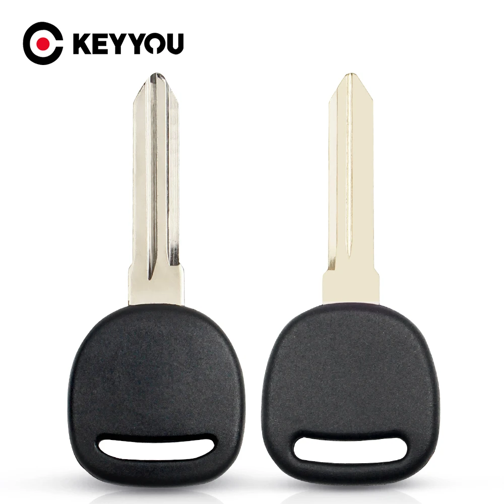 KEYYOU New For Cadillac Escalade Chevrolet Epica with Chip Groove Transponder Chip Uncut Key B111 Blade