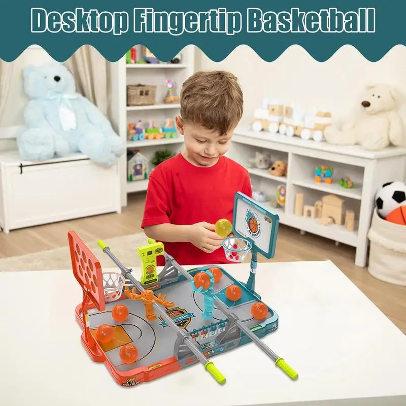 Basketball Table Game For Kids Tabletop Fingertip Basketball Set For Kids Parent-Child Interaction Interaction Game Toys For