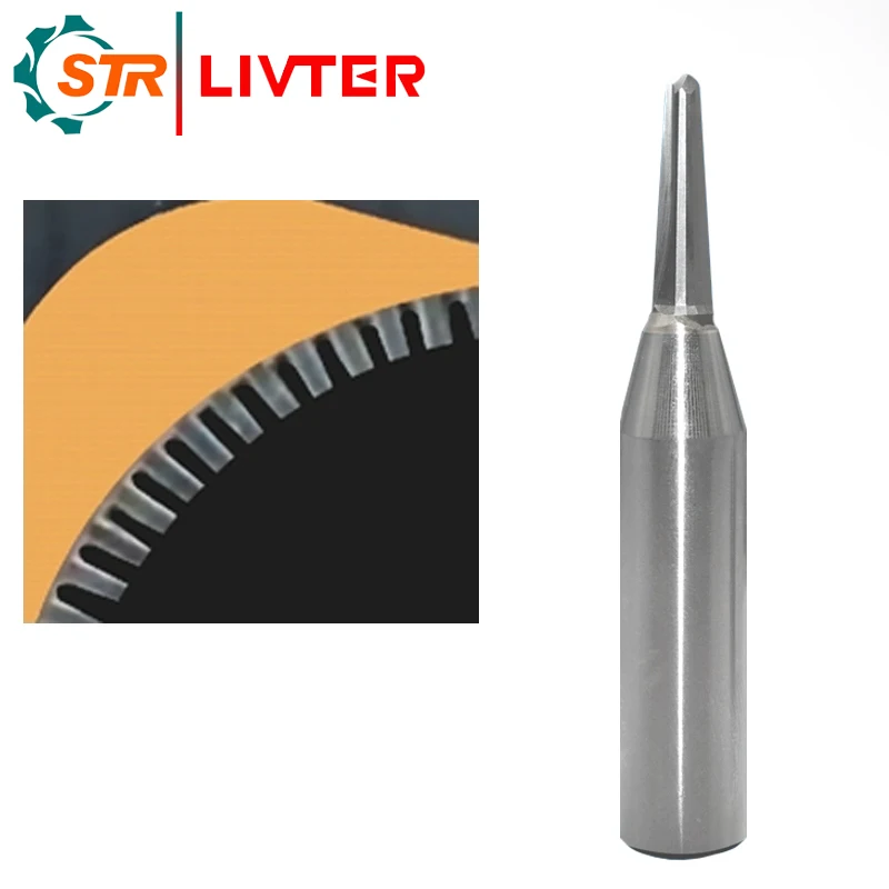 

V-shaped round bottom cutting knife woodworking arc groove processing arc milling special knife