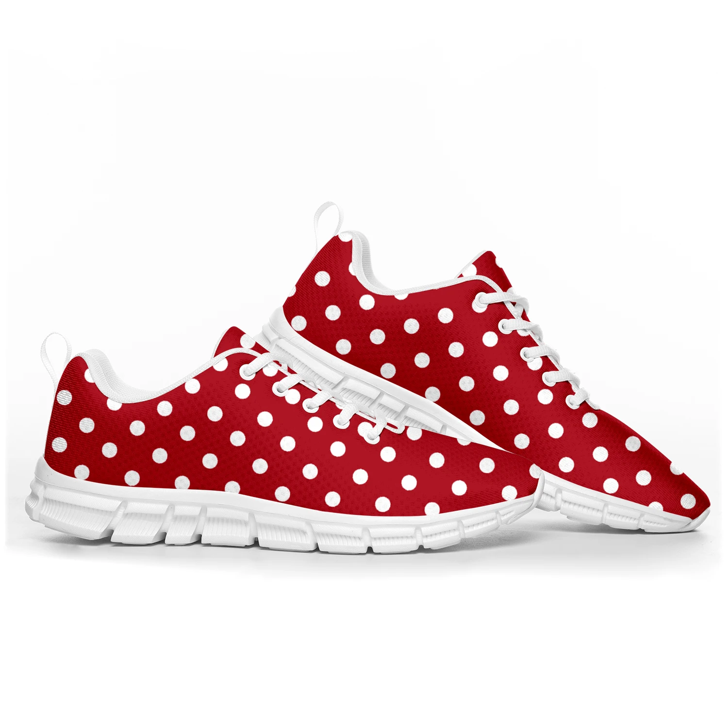 Polka Dot Sportschoenen Heren Dames Tiener Kinderen Op Maat Sneakers Casual Op Maat Schoen Hoge Kwaliteit Koppel