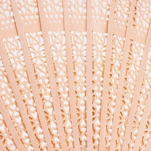 Kipas Kayu Berongga Lipat Beraroma Cendana Cina Kipas Genggam 20cm Dekorasi Rumah 10 kipas tangan kayu penjualan terbaik - №