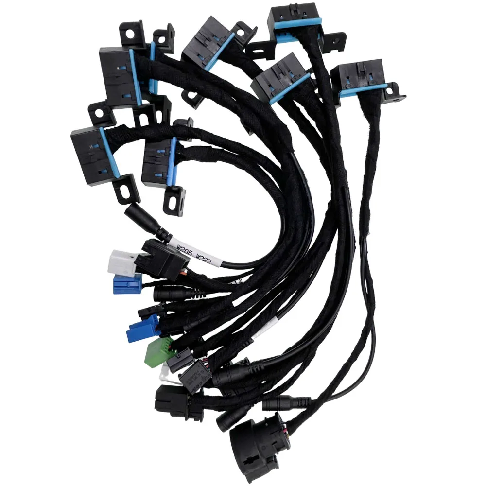 8Pcs EIS ELV Test Cable Support for Mercedes for BENZ Work with VVDI MB BGA&CGDI MB Lock Platform W204 W212 W221 GearBox Refresh