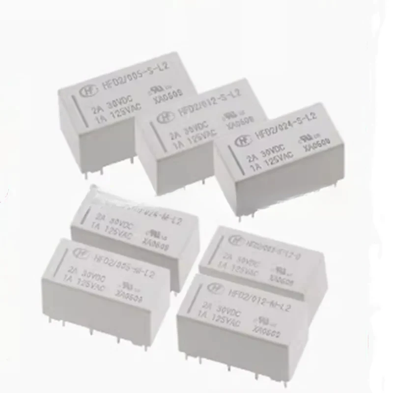 

50PCS HFD2 10Pin HFD2/012-S-L2 HFD2-005--L2-D HFD2-024-S-L2-D Magnetic Latching Relay HFD2-003V 5V 12V 24VDC S--L2-D