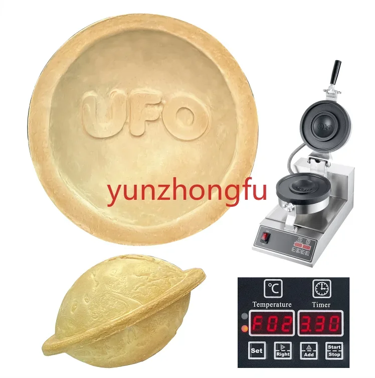 Korean Popular Street Food Ice Cream Hamburger Donut Bun Maker Ufo Burger Press Machine