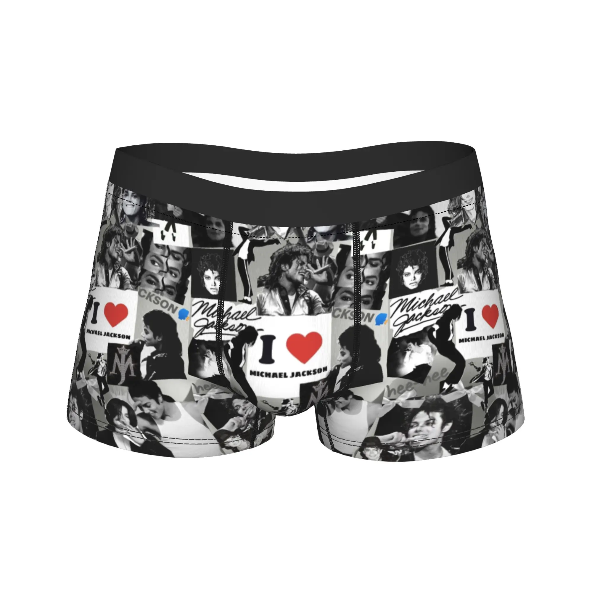 Michael Jackson, der König des Pop, Merchandise-Boxershorts, Neuheitsunterwäsche, Boxershorts, Scherzgeschenke für Männer