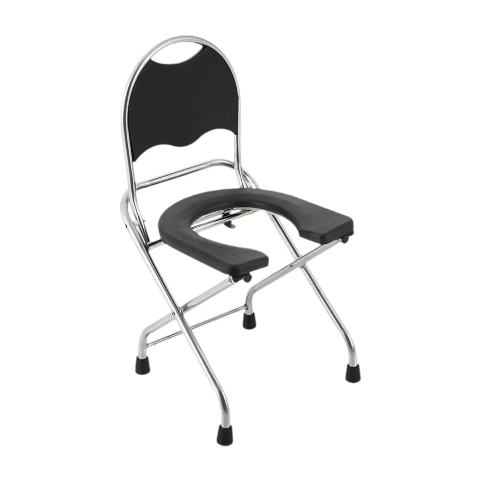 

Camping Toilet Elderly Squat Toilet Seat Anti Slip Stainless Steel Squat Toilet