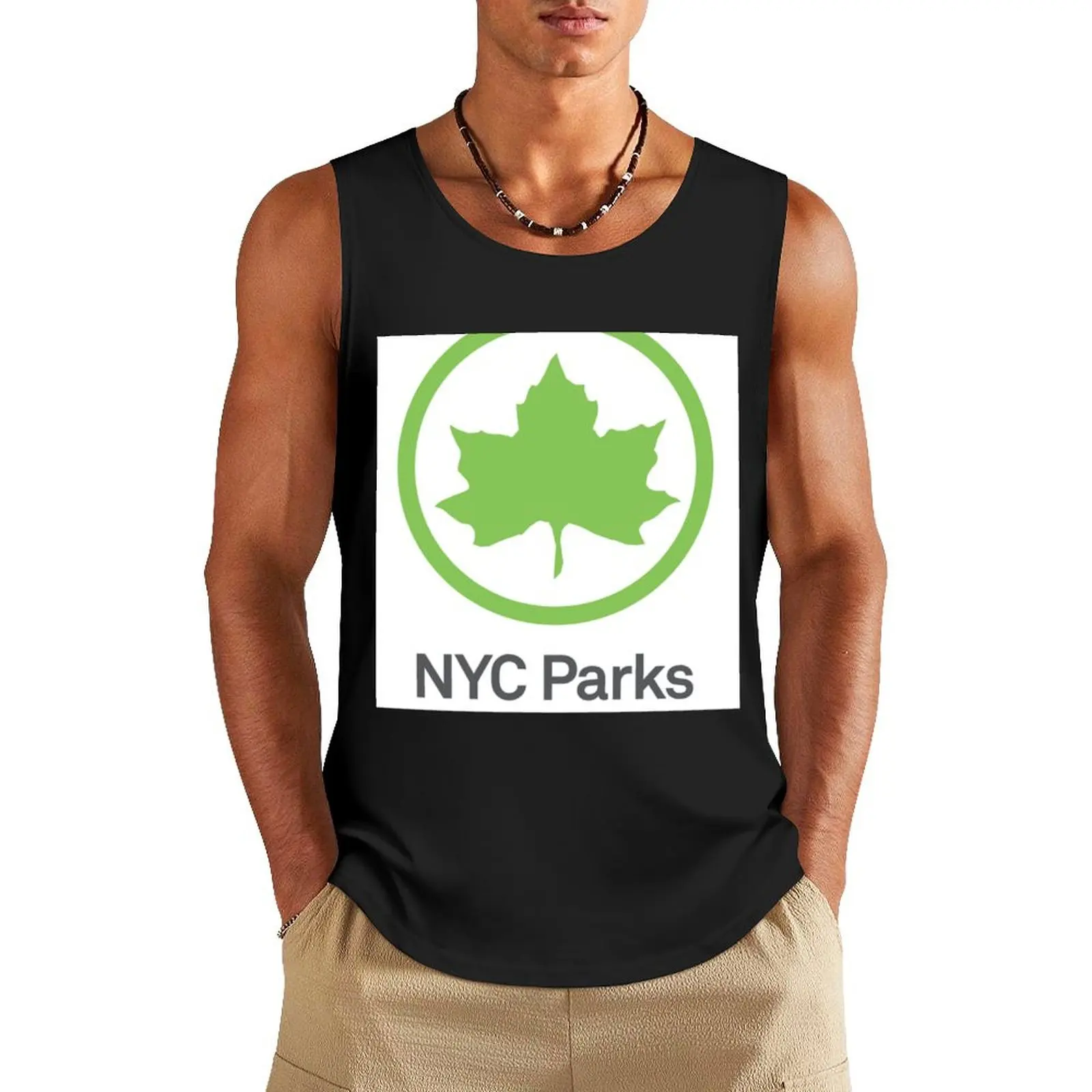 The Parks Department, NYC Tank Top sleeveless shirt man gym gym training accessories